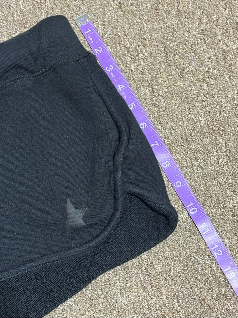 Golden Goose DIANA Sweat Lounge Shorts BLACK - Picture 4 of 5